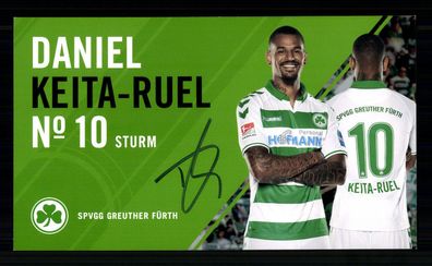 Daniel Keita Ruel Autogrammkarte SpVgg Greuther Fürth 2018-19 Original + G 40071