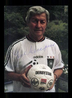 Gerd Harpers Autogrammkarte DFB Nationalspieler 50er Jahre Original + A 230543