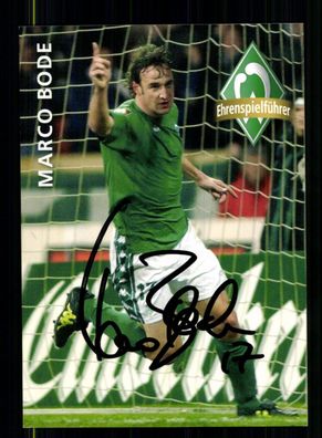 Marco Bode Autogrammkarte Werder Bremen Original Signiert + A 230636