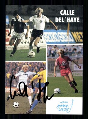 Calle Del Haye Sport Harry Werbekarte Bayern München Original Sign + A 230723