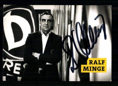 Ralf Minge Autogrammkarte Dynamo Dreden Original Signiert + A 230751