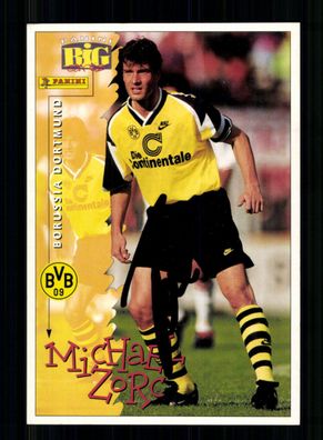 Michael Zorc Panini Big Card Werbekarte Borussia Dortmund Original + A 230776