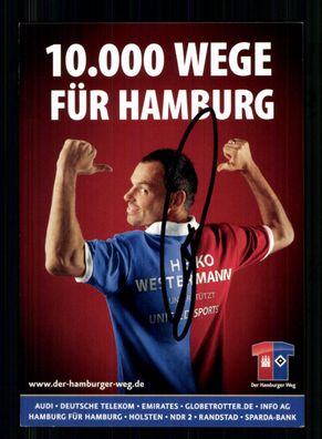 Heiko Westermann Autgrammkarte Hamburger SV Original Signiert + A 230785