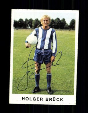 Holger Brück Hertha BSC Berlin Bergmann Sammelbild 1975-76 + A 230869