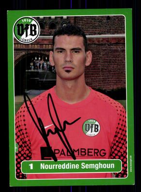 Nourreddine Semghoun Autogrammkarte VFB Lübeck Original Signiert + A 231411