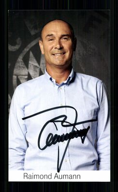 Raimond Aumann Autogrammkarte Bayern München 2014-15 Original Signiert + 2
