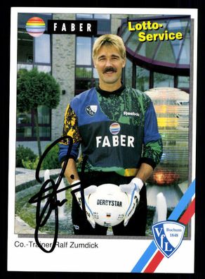 Ralf Zumdick Autogrammmkarte VFL Bochum 1994-95 Original Signiert + A 85665
