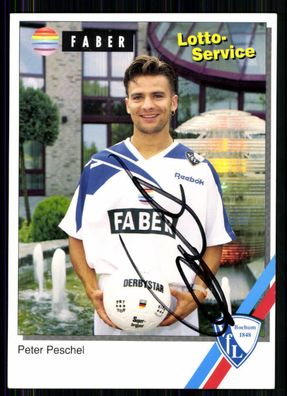 Peter Peschel VFL Bochum 1994-95 Autogrammkarte Original Signiert + A 85666