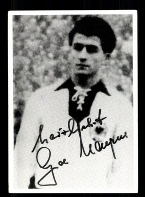 Gerd Harpers Autogrammkarte DFB Nationalspieler 50er Jahre Original + A 230542