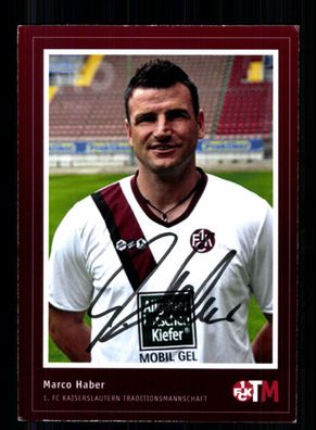 Marco Haber Autogrammkarte 1 FC Kaiserslautern Original Signiert + A 230606