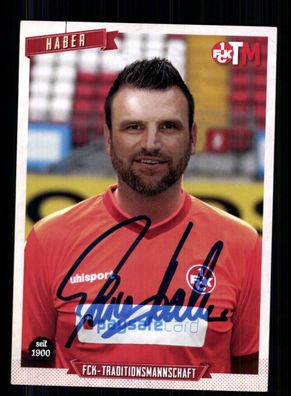 Marco Haber Autogrammkarte 1 FC Kaiserslautern Original Signiert + A 230609