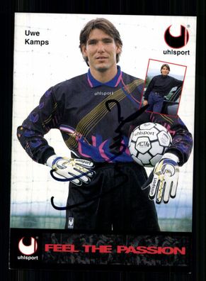 Uwe Kamps Reusch Werbekarte Borussia Mönchengladbach Orig. Sign. + A 230660