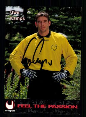 Uwe Kamps Reusch Werbekarte Borussia Mönchengladbach Orig. Sign. + A 230661