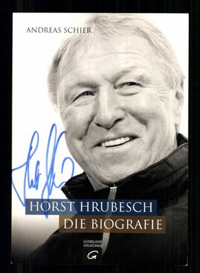 Horst Hrubesch Autogrammkarte DFB Europameister 1980 Orig. Sign. + A 230662