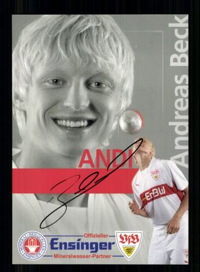 Andreas Beck Autogrammkarte VfB Stuttgart Original Signiert + A 230690