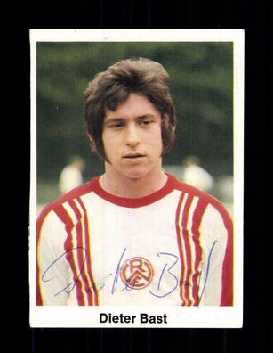 Dieter Bast Rot weiss Essen Bergmann Sammelbild 1970-71 Original + A 230839