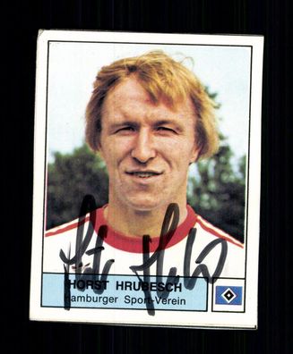 Horst Hrubesch Hamburger SV Panini Sammelbild 1979 Original + A 230906