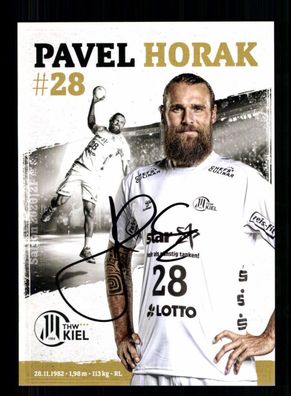 Pavel Horak THW Kiel Autogrammkarte Original Signiert + A 231244