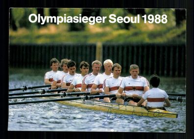 Manfred Klein Olympiasieger 1980 Ruder Achter Original Signiert + G 40189