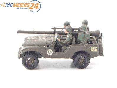 Roco Minitanks H0 143 Militärfahrzeug PKW Jeep M38 A1 US Panzerfaust + Soldaten