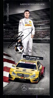 David Coulthard Formel 1 1994-2008 Autogrammkarte Original Signiert + G 40152