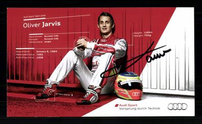 Oliver Jarvis Motorsport Autogrammkarte Original Signiert + G 40157