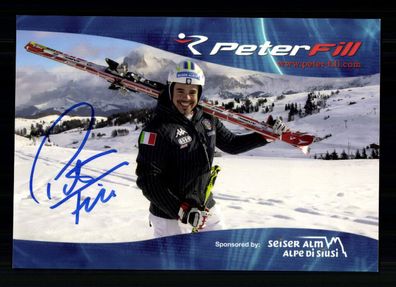 Peter Fill Autogrammkarte Original Signiert Ski Alpine + G 40175