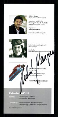 Hubert Neuper Autogrammkarte Original Signiert Skispringen + G 40181