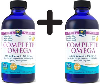 2 x Complete Omega, 1270mg Lemon - 237 ml