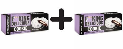 2 x Fitking Delicious Cookie, White Choco Cream - 128g