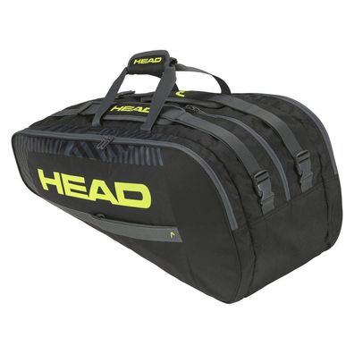 Tennistasche HEAD Base Racquet Bag L Extreme colour BKNY black/ neon-yellow