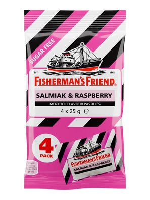 Fishermans Friend Salmiak & Raspberry - 4 Beutel x 25g - Sehr selten !!