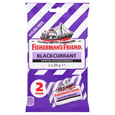 Fishermans Friend Blackcurrant - 4 Beutel x 25g - Sehr selten !!