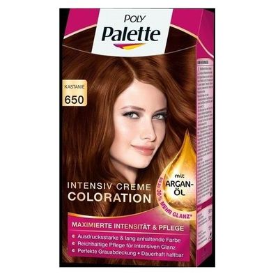 Poly Palette Warme Brauntöne Kastanie 650 Haarfarbe Intensiv-Creme-Coloration