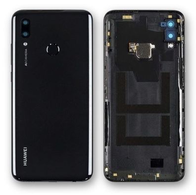 Original Huawei P Smart 2019 POT-LX1 Akkudeckel mit Kameraglas/ Sensor Black Neu
