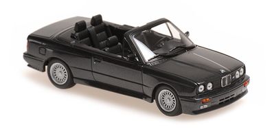 BMW M3 Cabriolet E30 1988 schwarz black met 1:43 Miniatur Auto M3 Modellauto