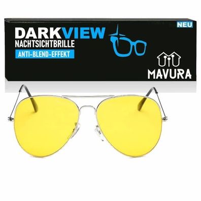 Darkview Nachtsichtbrille Nachtfahrbrille Auto Kontrastbrille Autofahrerbrille