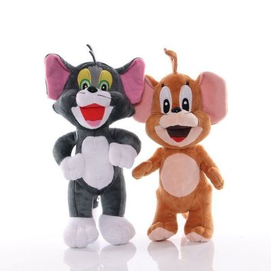 Tom Und Jerry Plüsch Stofftier Kinder Spielzeug Kuscheltier Set 25 cm