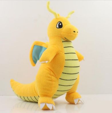 Dragoran / Dragonite - Stofftier Kuscheltier Anime Plüsch Kinderspielzeug 23 cm