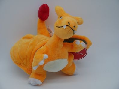 Glurak / Charizard Plüschfigur Kuscheltier Anime Stofftier Merchandise 19 cm