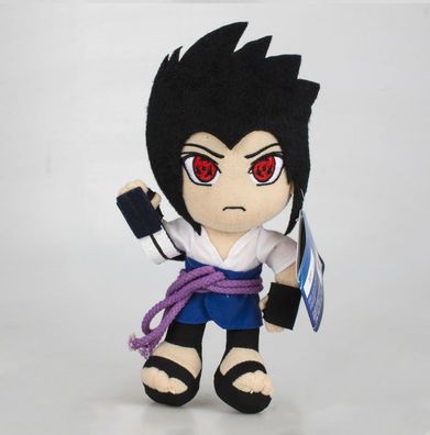 Naruto Sasuke Plüschfigur Kuscheltier Anime Stofftier 20 cm (Gr. Klein (15-35 cm))