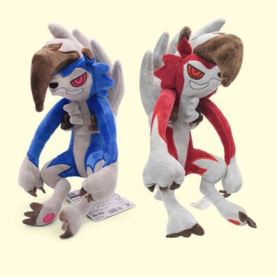 Wolwerock / Lycanroc Stofftier Plüschtier Anime Kuscheltier Kinderspielzeug 25cm