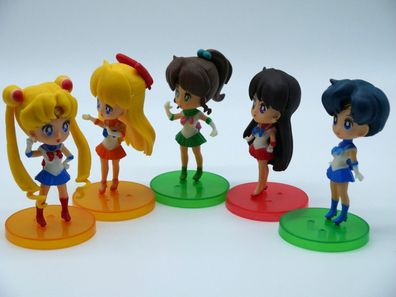 Sailor Moon - Anime Figuren Set - Statuen Merchandise - 10 bis 13 cm groß - Neu