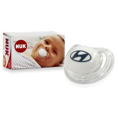 Original Hyundai NUK Schnuller Baby Sauger Nuckel BPA-frei Logo HMD00587-1
