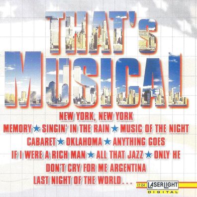 CD: That´s Musical (1995) Laser Light 12 554