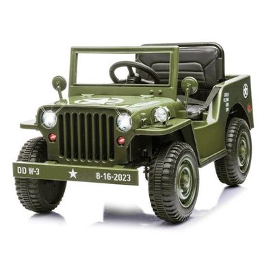 Willys MB Jeep 12V Batterie Fahrzeug Armee grün