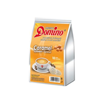 DOMINO Kaffeepads Karamell 18 Pads
