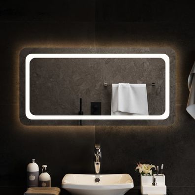 vidaXL LED-Badspiegel 100x50 cm