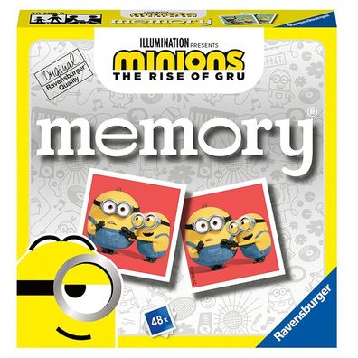 Mini Memory® | Minions The Rise of Gru | 48 Bildkarten | Ravensburger