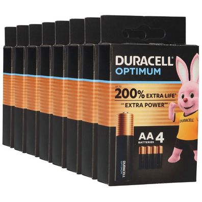32x Duracell MN2400 AAA Micro Batterie Optimum (8x 4er Blister)